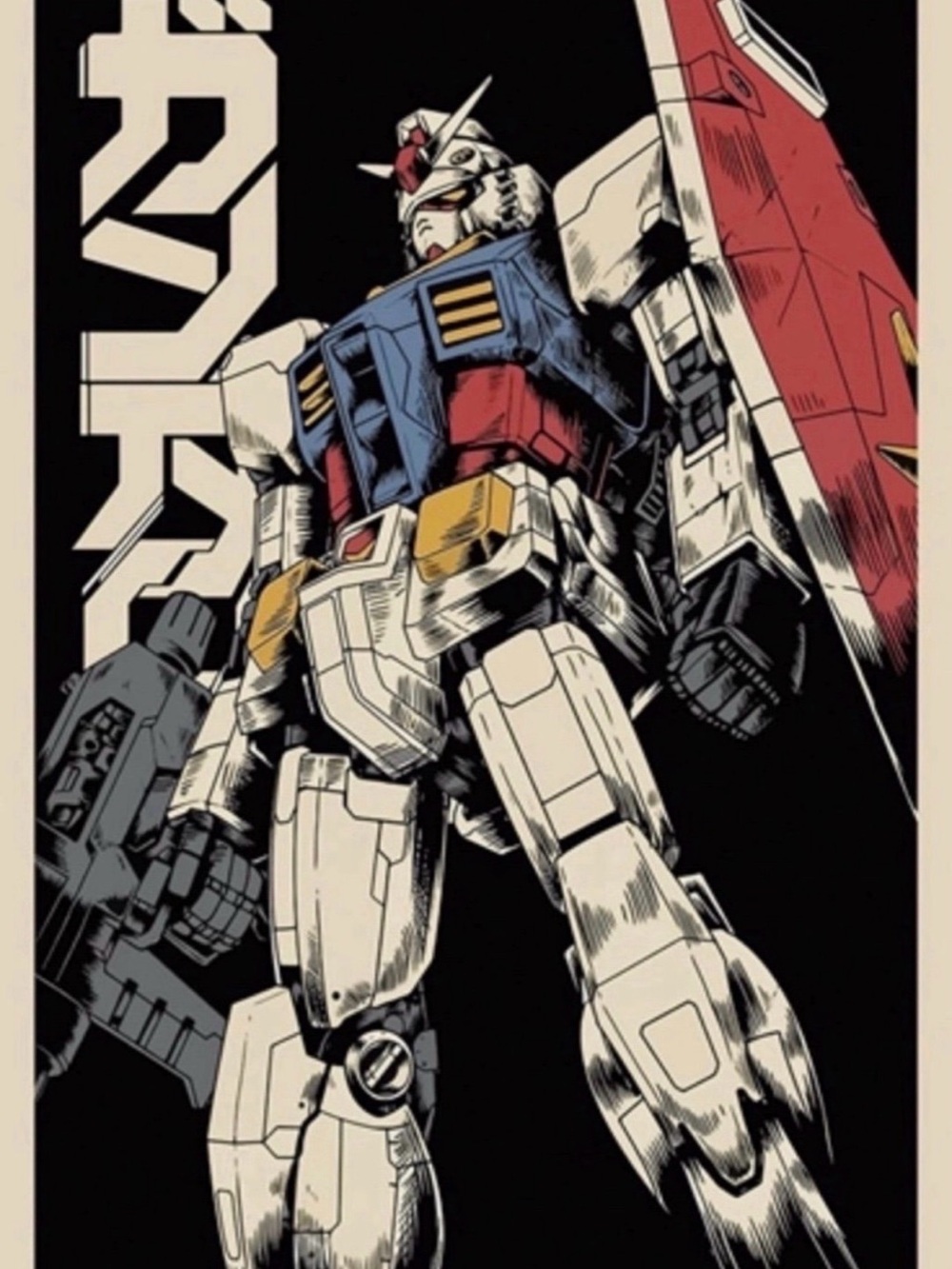 Gundam Poster Aprox Size 24x36 Inches